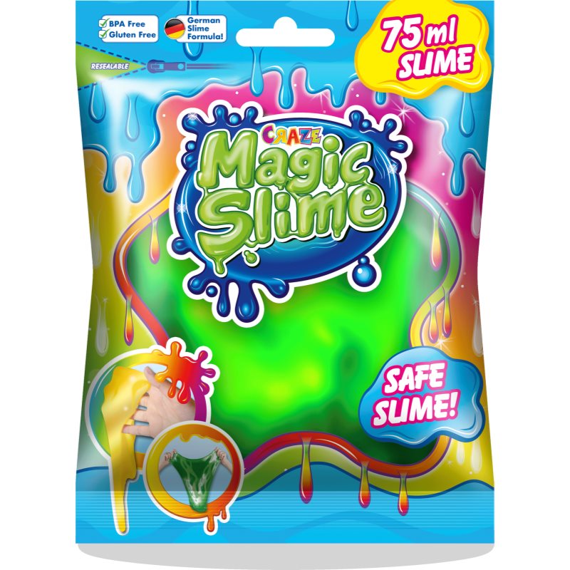 Craze Magic Slime farebný sliz Green 75 ml