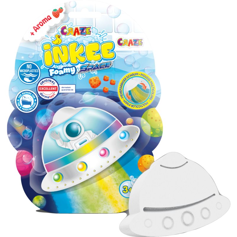 Craze INKEE Foamy Space пінисті капсули для ванн для дітей 1 кс