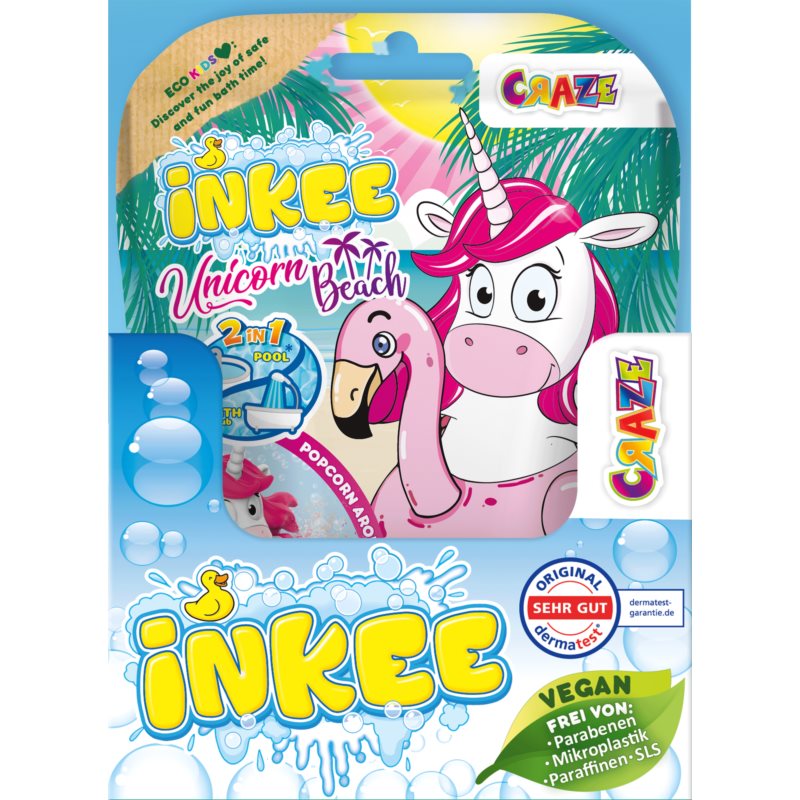 Craze INKEE Unicorn Beach бомбочка для ванни для дітей 1 кс