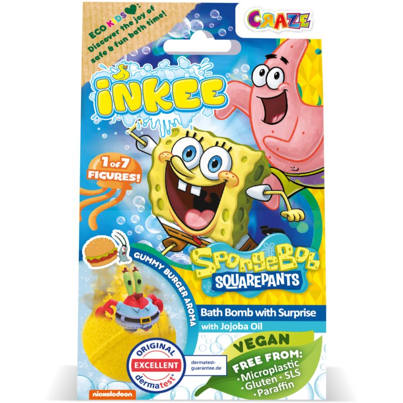 Craze INKEE SpongeBob Badebombe für Kinder 1 St.