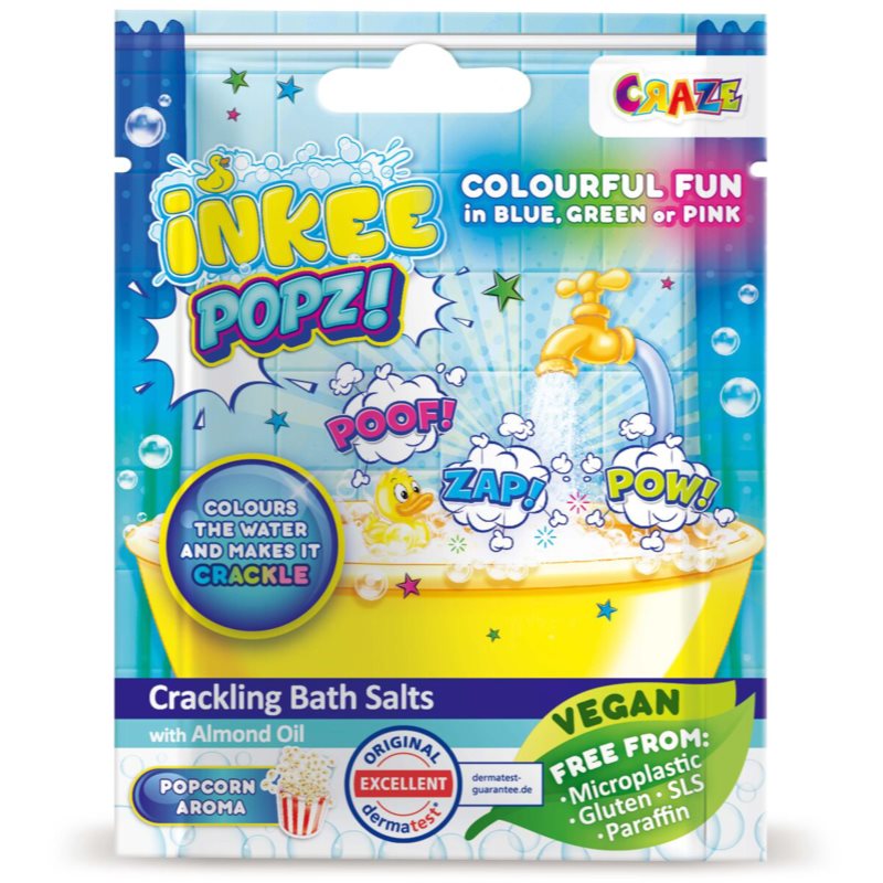 Craze Crackling Salts Färbendes Badesalz für Kinder 15 g