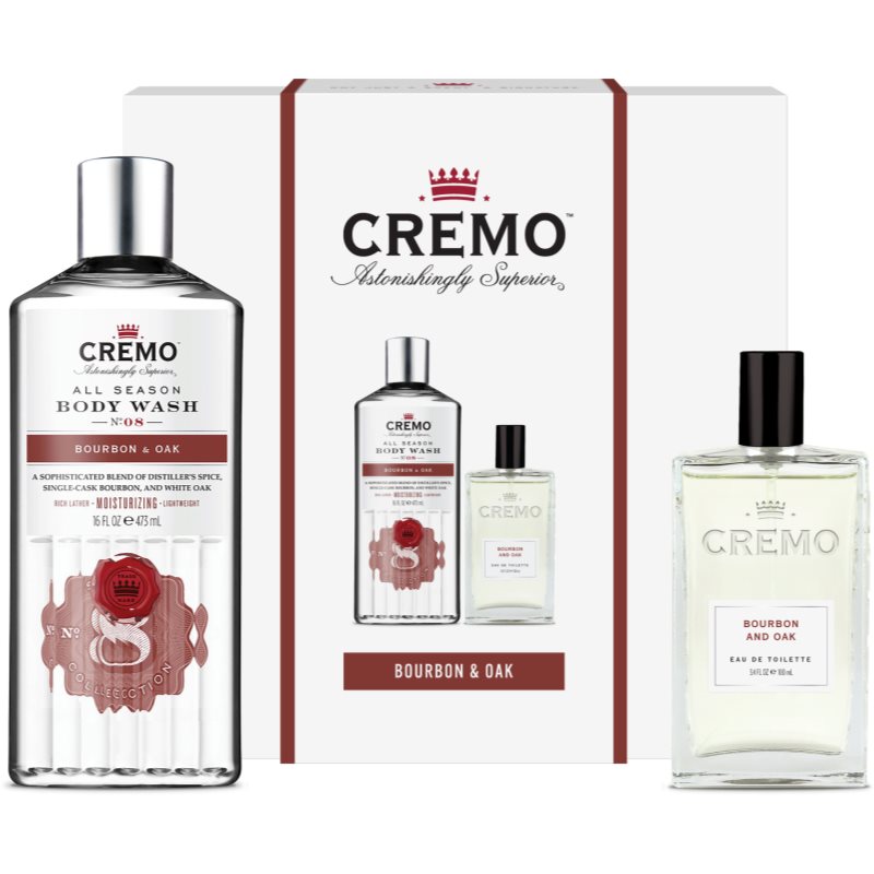 Cremo Set Bourbon and Oak dárková sada pro muže (obrázek 8)