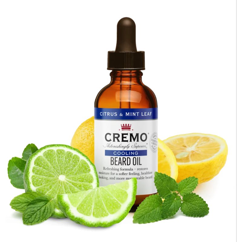 Cremo Cooling Beard Oil Citrus & Mint Leaf олійка для бороди 30 мл