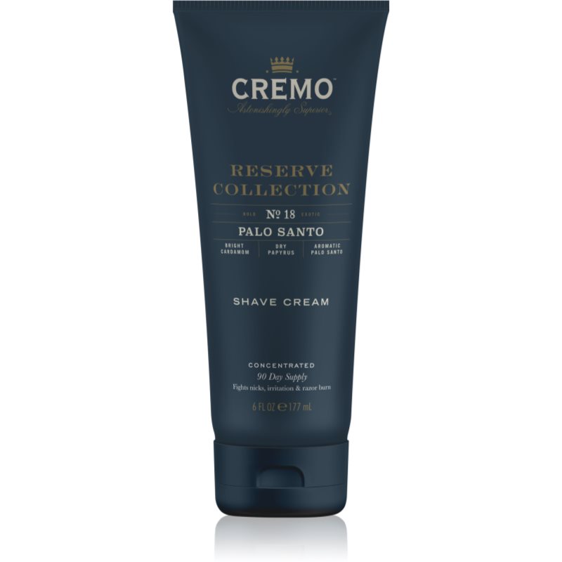 Cremo Reserve Collection Palo Santo krema za britje za moške 177 ml