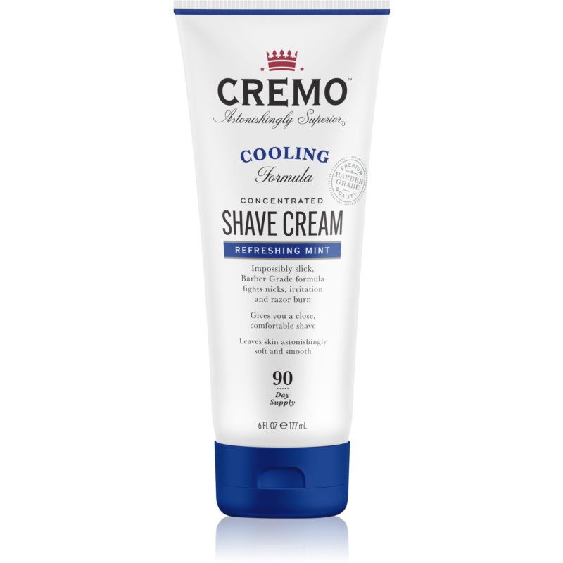 Cremo Refreshing Mint Cooling Shave Cream Shaving Cream Tube For Men 177 Ml