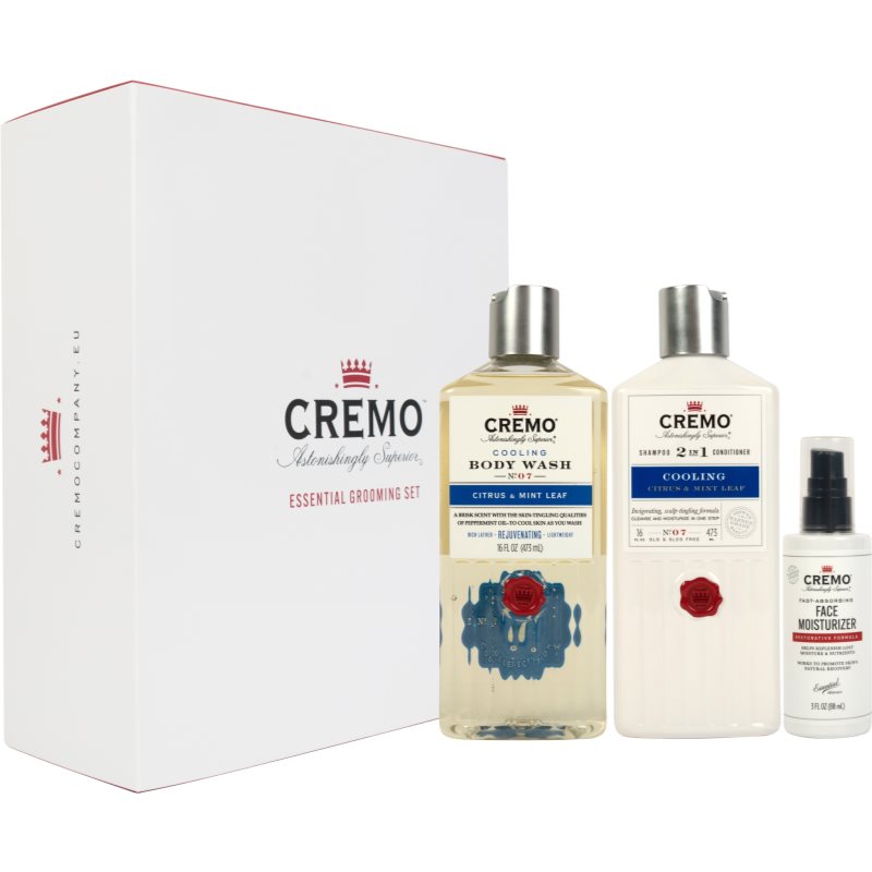 Cremo Essential Grooming Set подарунковий набір (для волосся та тіла) для чоловіків