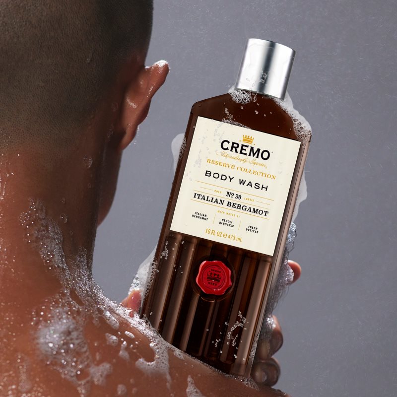 Cremo Italian Bergamot sprchový gel pro muže 473 ml (obrázek 3)