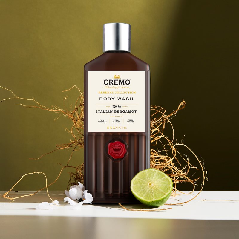 Cremo Italian Bergamot sprchový gel pro muže 473 ml (obrázek 5)