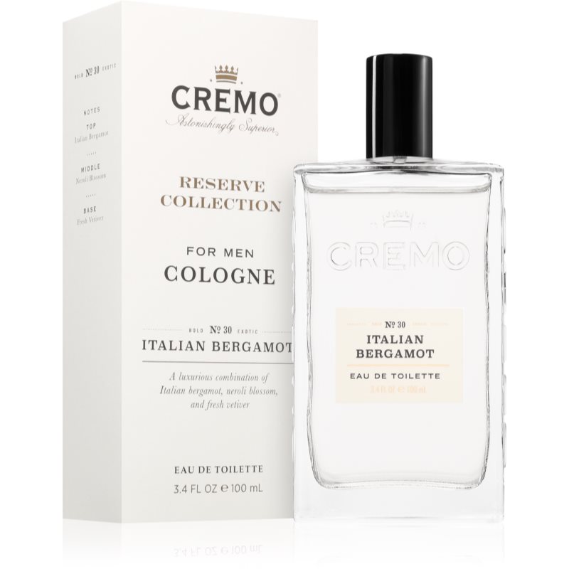 Cremo Italian Bergamot toaletná voda pre mužov 100 ml (obrázok 3)