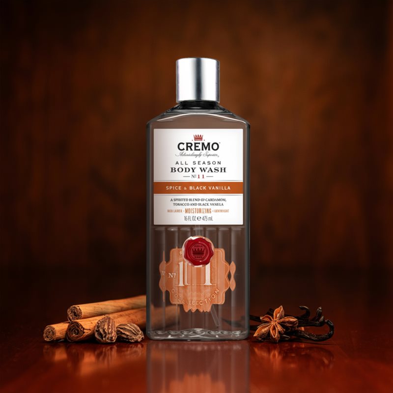 Cremo Spice & Black Vanilla Body Wash sprchový gel pro muže 473 ml (obrázek 4)