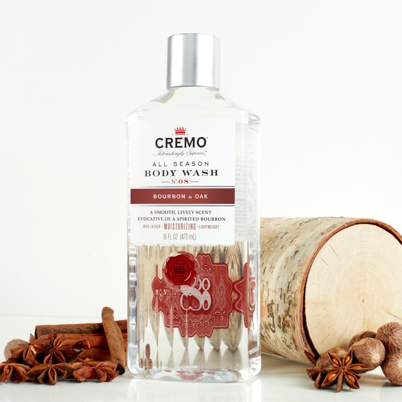 Cremo Body Wash Bourbon & Oak гель для душа для чоловіків 473 мл