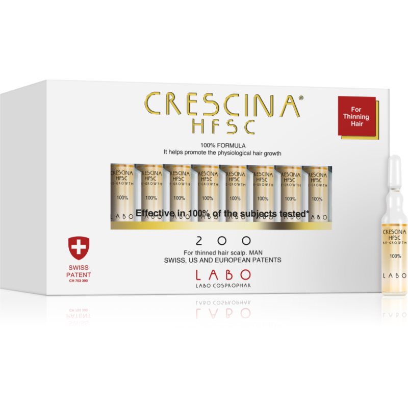 

Crescina 200 Re-Growth засіб для стимулювання росту волосся для чоловіків 200