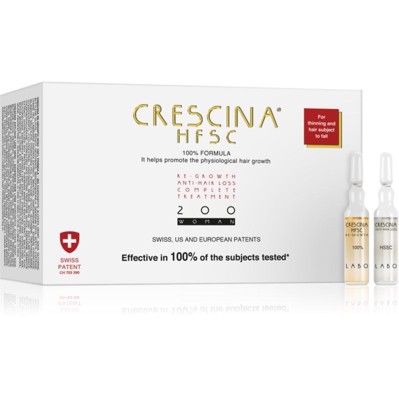 

Crescina 200 Re-Growth and Anti-Hair Loss засіб для стимулювання росту та проти випадіння волосся для жінок 200