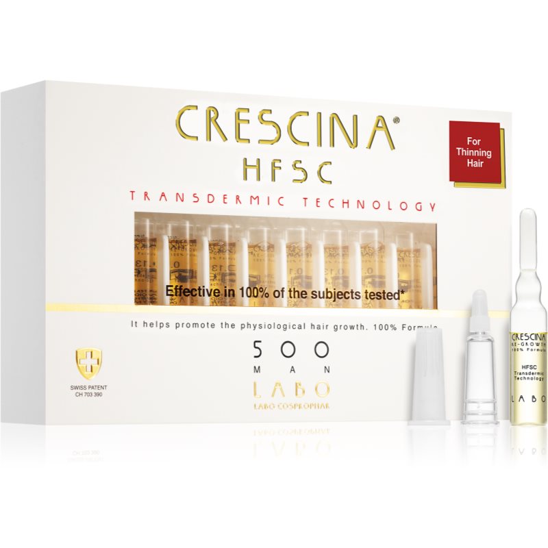 Crescina transdermic 500 re-growth hajnövekedést serkentő ápolás uraknak 20x3,5 ml