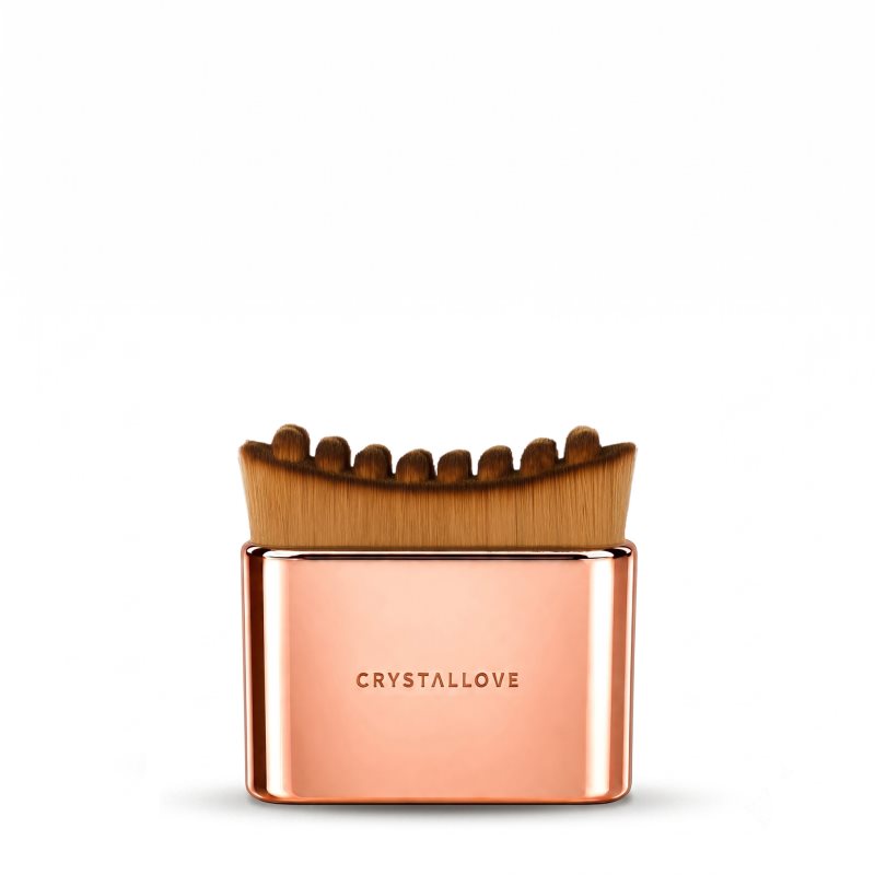 Crystallove Contour Face Brush attrezzi per i massaggi per viso, collo e décolleté 1 pz