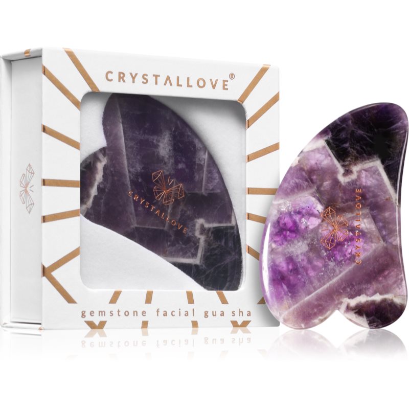 Crystallove Amethyst Gua Sha Massage Hilfsmittel 1 St.