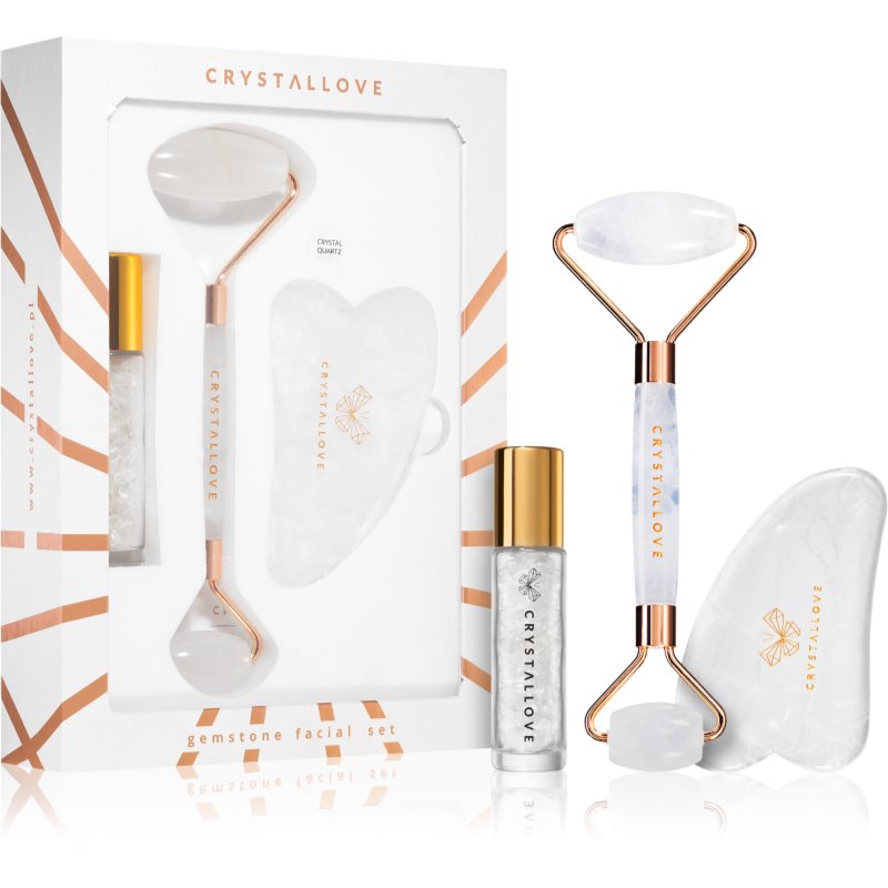 Crystallove Quartz Beauty Set Clear odos priežiūros priemonių rinkinys