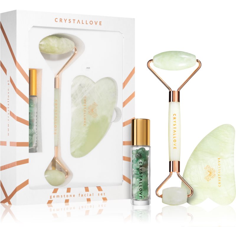 Crystallove Quartz Beauty Set Jade odos priežiūros priemonių rinkinys