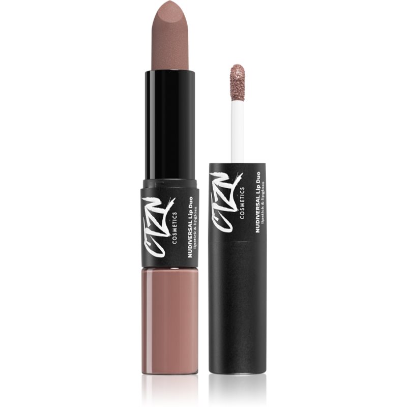 CTZN Nudiversal Lip Duo Long-Lasting Lipstick and Lip Gloss Shade Koh Samui 3,5 g

