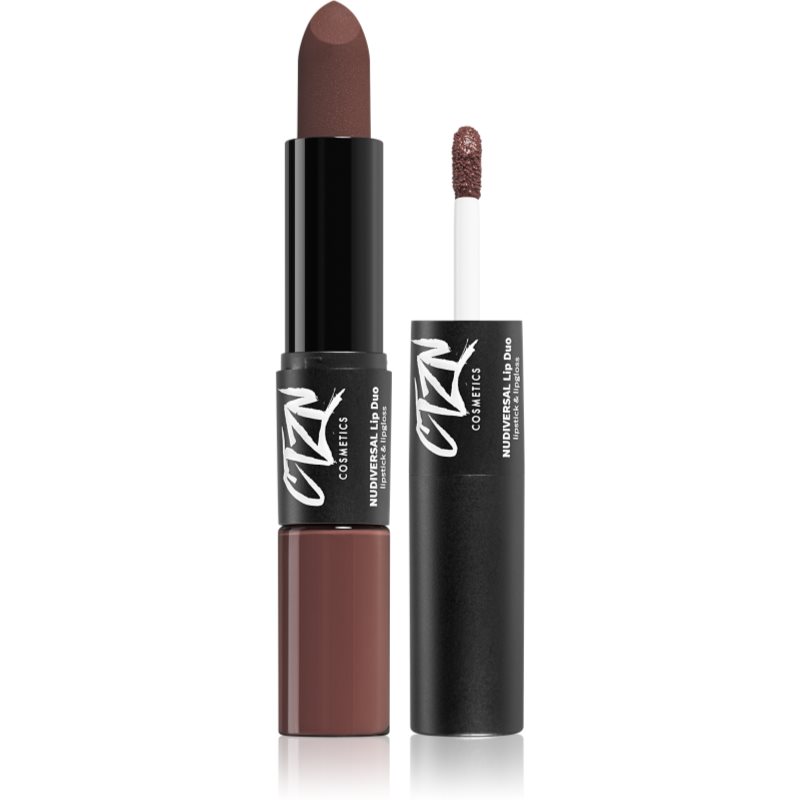 CTZN Nudiversal Lip Duo Long-Lasting Lipstick And Lip Gloss Shade Rome 3,5 G
