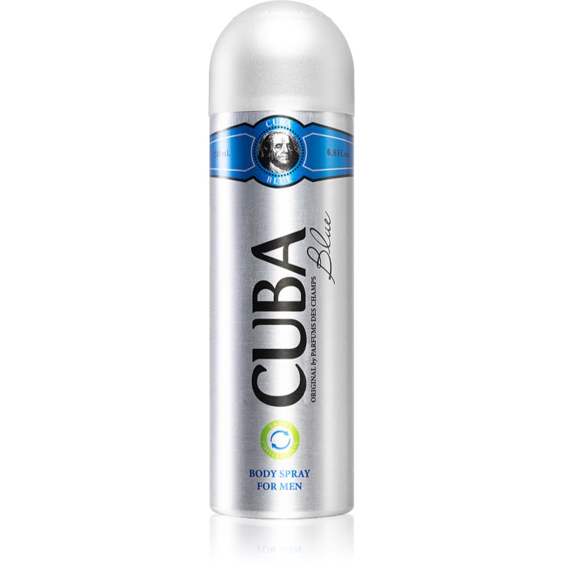 Cuba Blue spray şi deodorant pentru corp pentru bărbați 200 ml