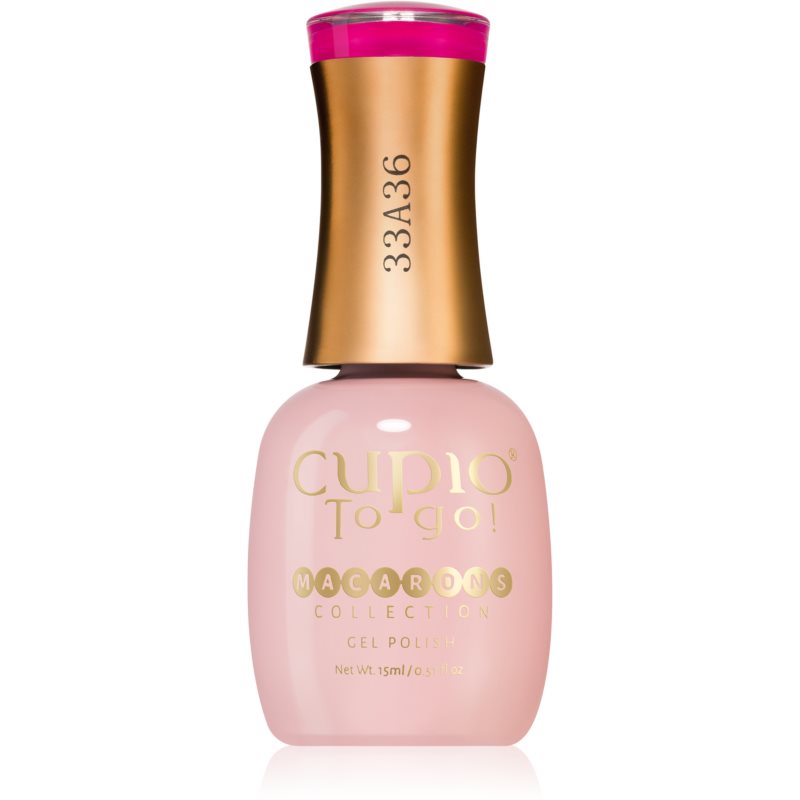 Cupio To Go! Macarons гелевий лак для нігтів з використанням УФ/ЛЕД лампи відтінок Berry Punch 15 мл