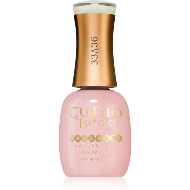 Cupio To Go! Macarons gel nail polish for UV/LED hardening shade Limoncello 15 ml
