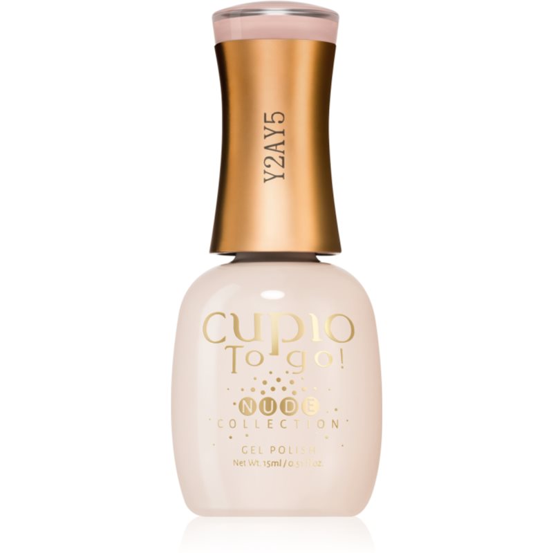 Cupio To Go! Nude gelinis nagų lakas, stingstantis UV / LED lempos šviesoje atspalvis Coffee Time 15 ml