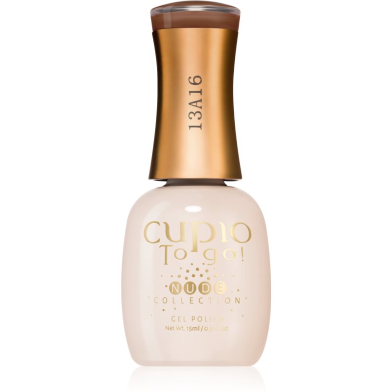Cupio To Go! Nude gél körömlakk UV / LED-es lámpákhoz árnyalat Espresso 15 ml