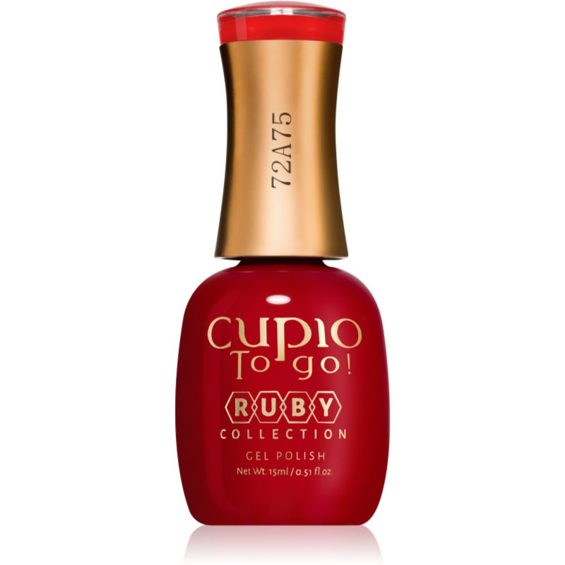 Cupio To Go! Ruby gél körömlakk UV / LED-es lámpákhoz árnyalat Ferrari 15 ml