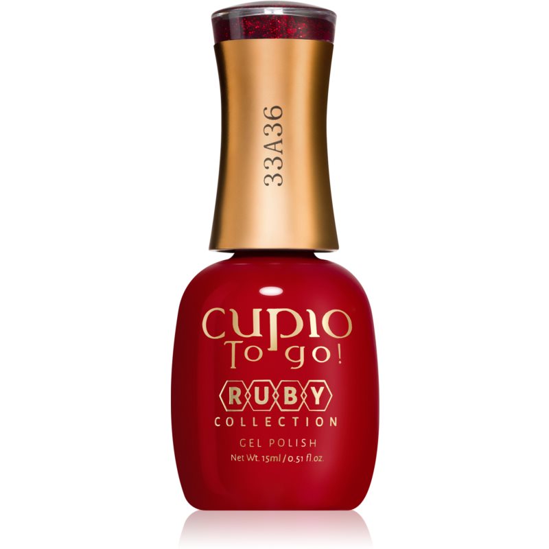 Cupio To Go! Ruby гелевий лак для нігтів з використанням УФ/ЛЕД лампи відтінок Passion 15 мл