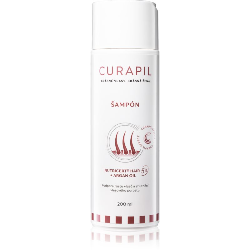 

Curapil Hair Care Nutricert hair + argan oil активуючий шампунь для стимуляції росту волосся