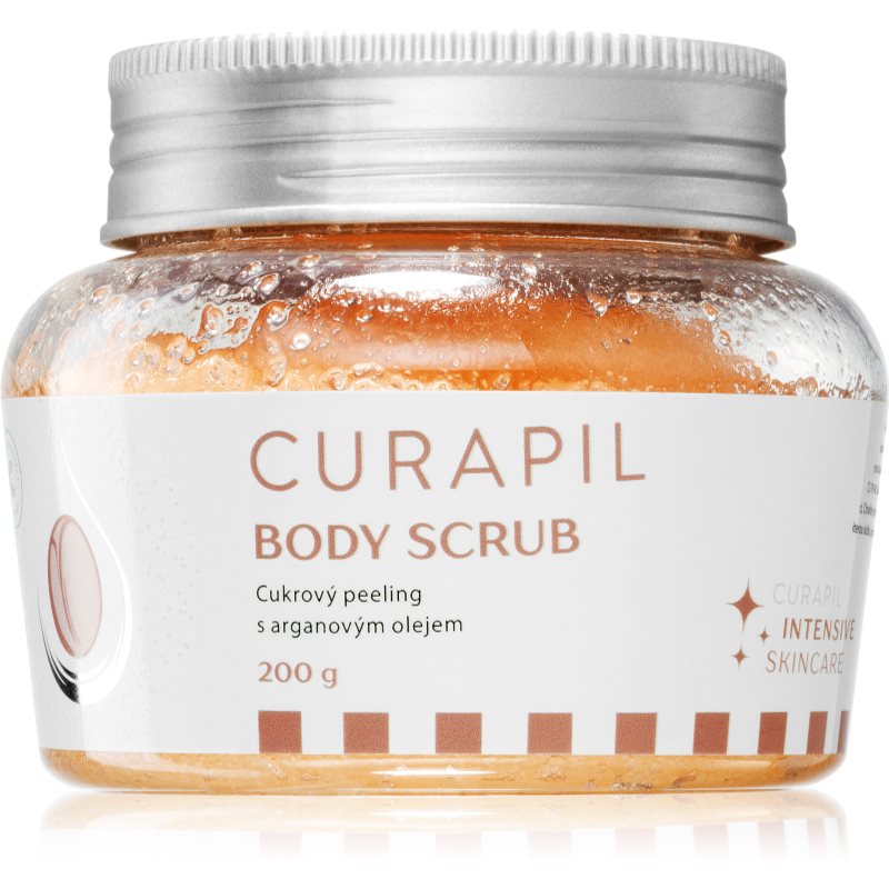 Curapil Intensive Skin Care Body Scrub kūno šveitiklis su cukrumi su arganų aliejumi 200 g