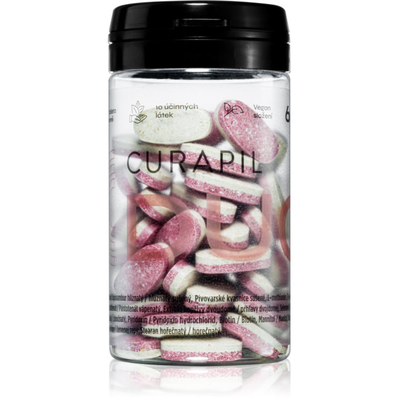Curapil DUO tablety vlasy a nehty 60 tbl