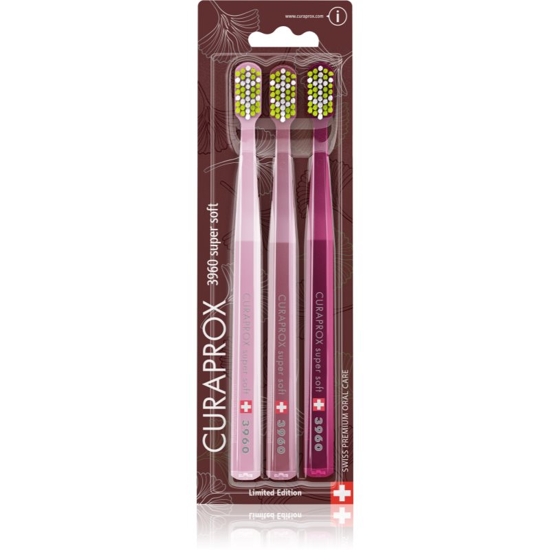 

Curaprox 3960 Super Soft Ginkgo Limited Edition зубна щітка 3 шт 3960