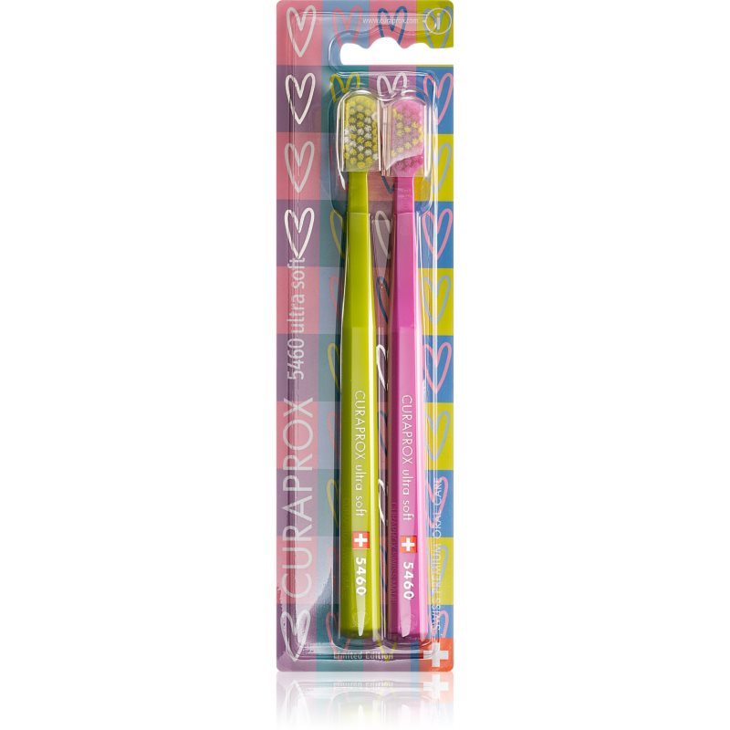 

Curaprox Limited Edition Love зубні щітки ultra soft 2 шт 5460