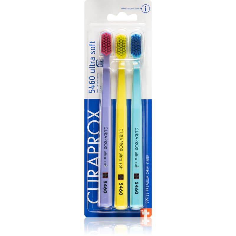 

Curaprox 5460 Ultra Soft зубні щітки ultra soft 3 шт кольорові варіації