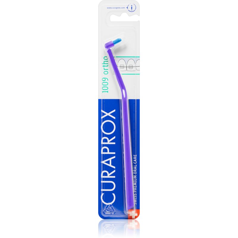 

Curaprox 1009 Ortho монопучкова зубна щітка для користувачів брекет-систем