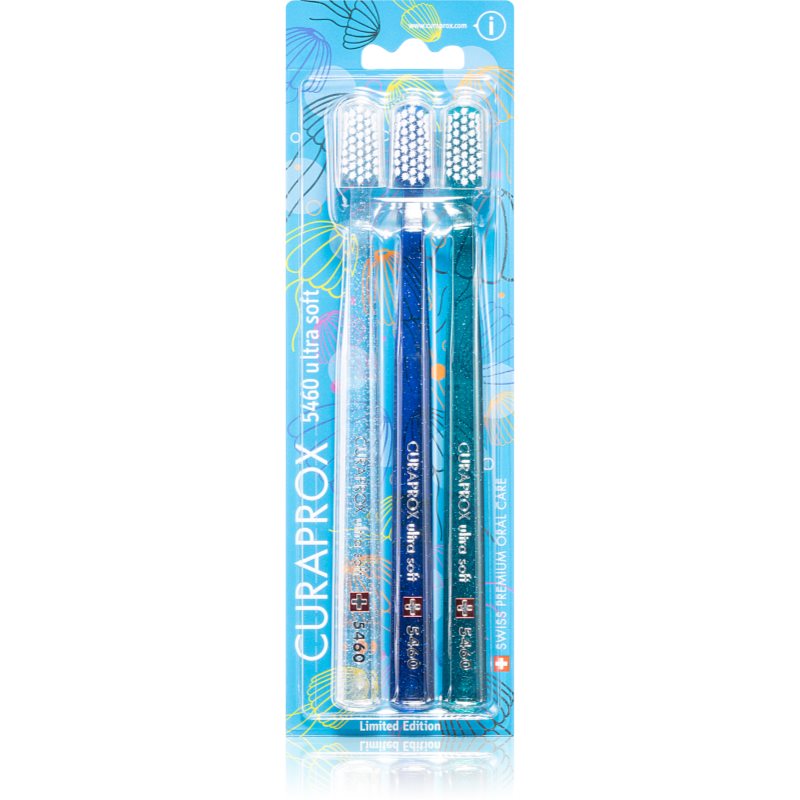 

Curaprox Limited Edition Jellyfish зубні щітки ultra soft 3 шт 5460 ultra soft