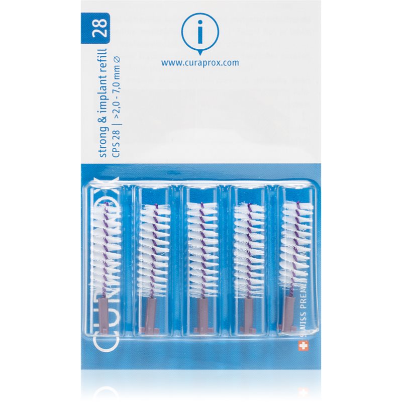 

Curaprox Strong & Implant CPS змінні міжзубні щітки для чищення імплантатів 5 шт
