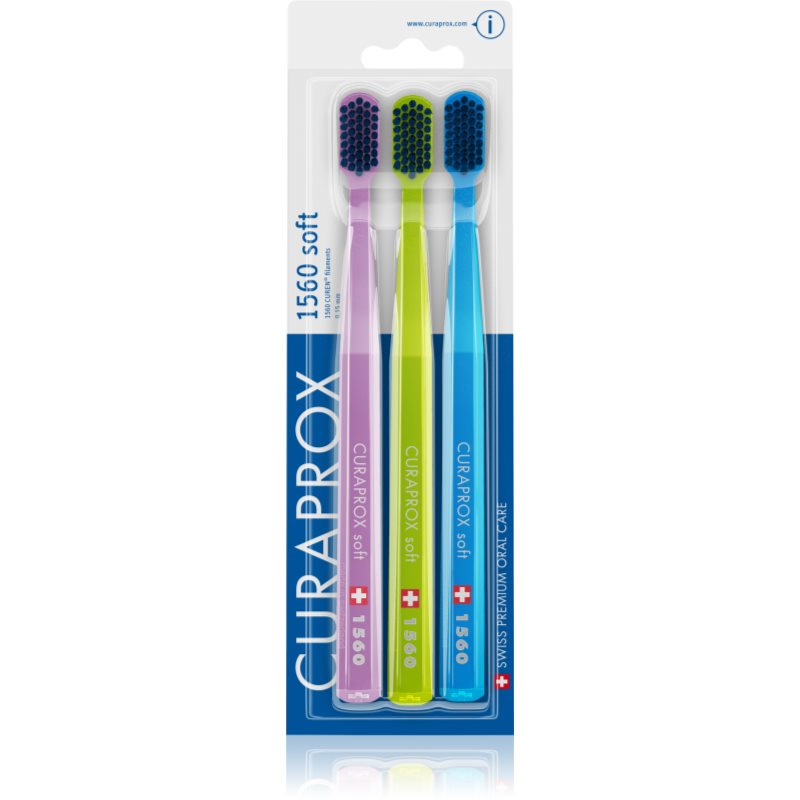Curaprox 1560 Soft zubná kefka 3 ks