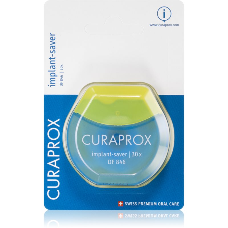 

Curaprox Implant-Saver DF 846 зубна нитка для скоб та імплантантів