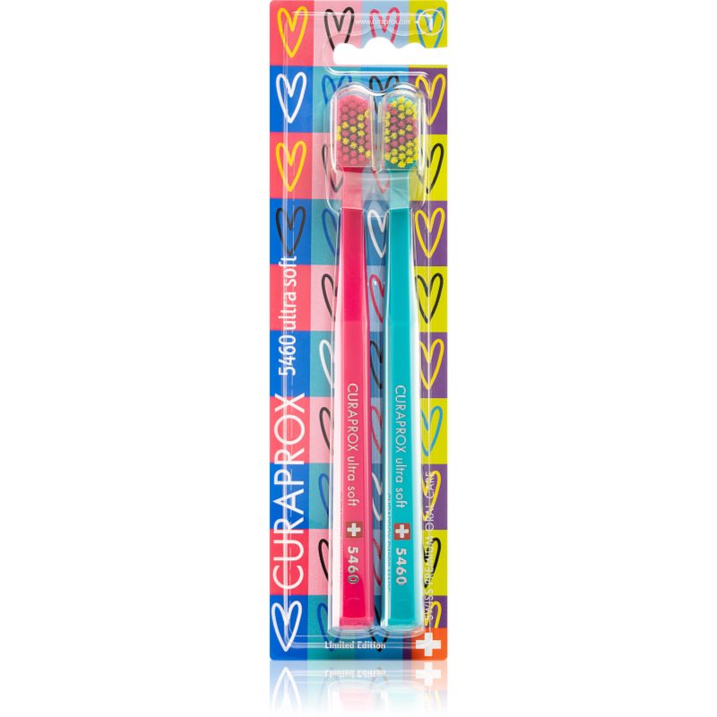 

Curaprox Limited Edition Love зубні щітки ultra soft 2 шт 5460