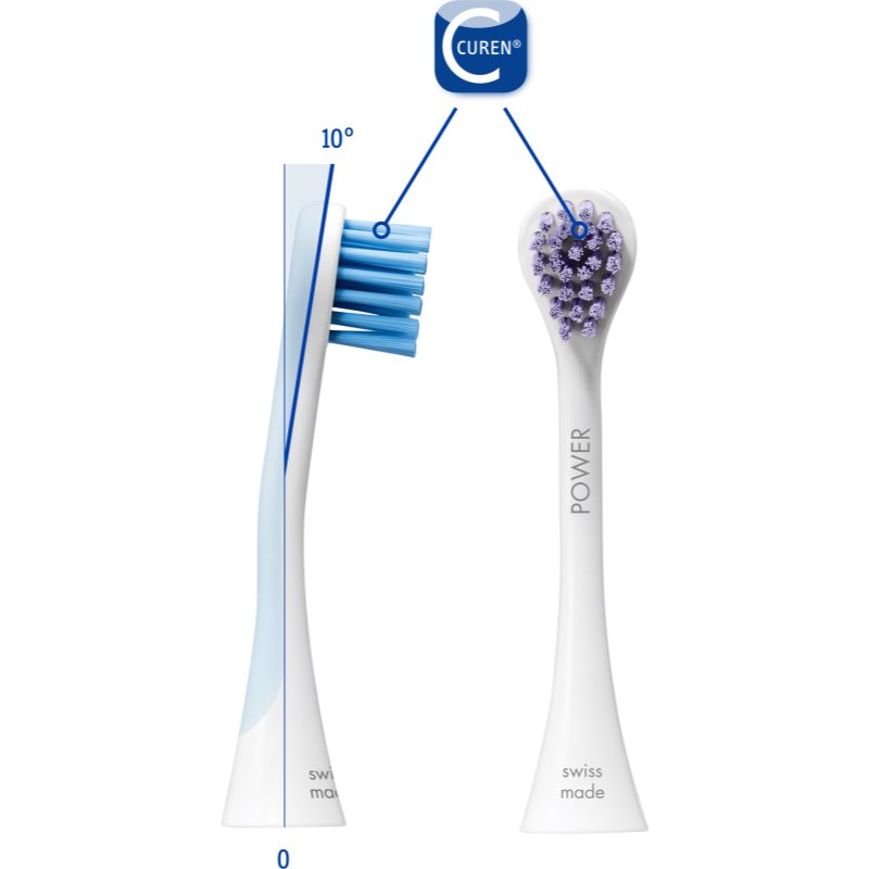 Curaprox Ortho Power Ersatzkopf fur Schallzahnbürste 2 St.