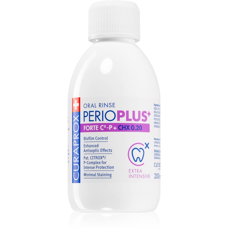 Curaprox Perio Plus+ Forte 0.20 CHX apă de gură 200 ml