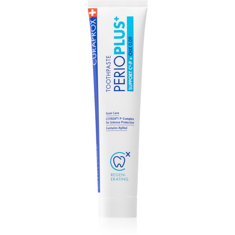 Curaprox Perio Plus+ Support 0.09 CHX toothpaste against gum bleeding and periodontal disease 75 ml
