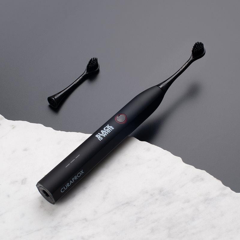 Curaprox Hydrosonic Black is White sonický elektrický zubní kartáček s bělicím účinkem 1 ks (obrázek 3)
