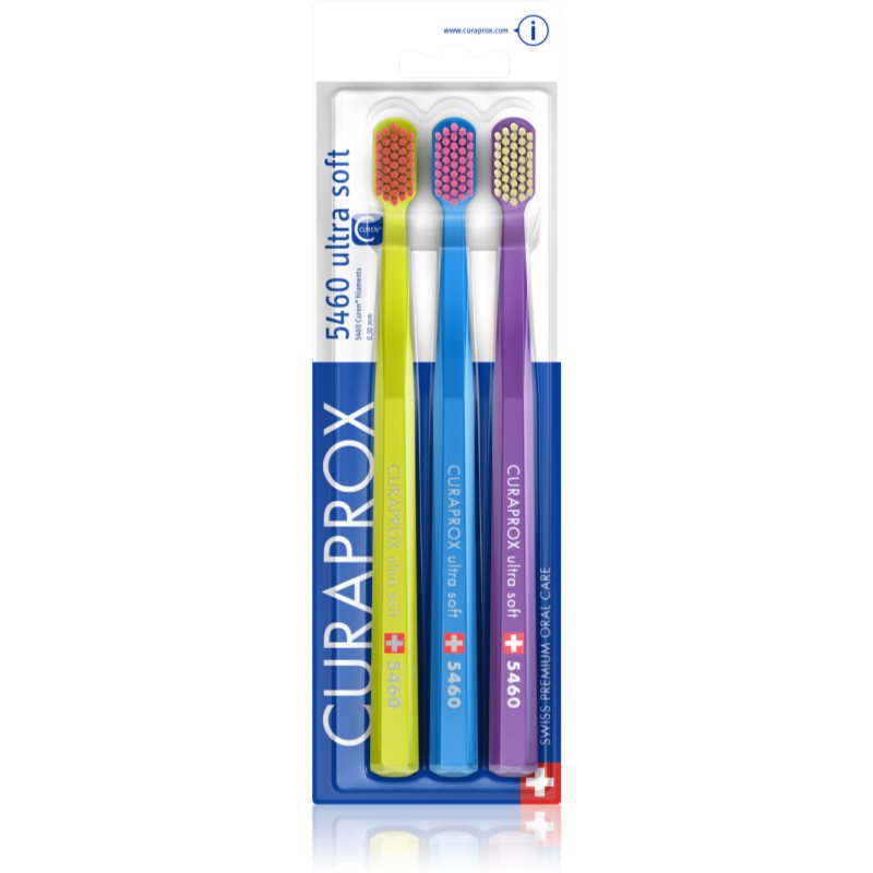 Curaprox 5460 Ultra Soft Toothbrush 3 Pc
