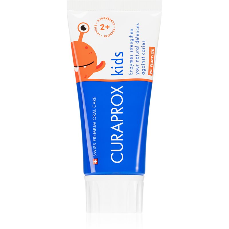 Curaprox Kids 2+ Zahnpasta für Kinder Strawberry Fluoride free 60 ml