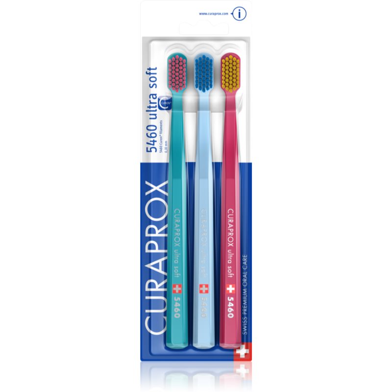 Curaprox 5460 Ultra Soft Toothbrush 3 Pc